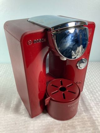 Bosch Tassimo Coffee Maker Tas5543 Uc/02 Rare Red Modern Machine