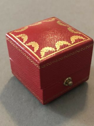 Inv 200 - Rare " Art Deco " Cartier Ring Box