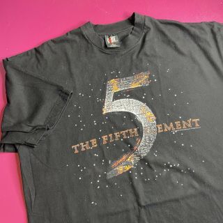 The Fifth Element Rare Vintage Movie Official Promotional T - Shirt Adult Xl 1997
