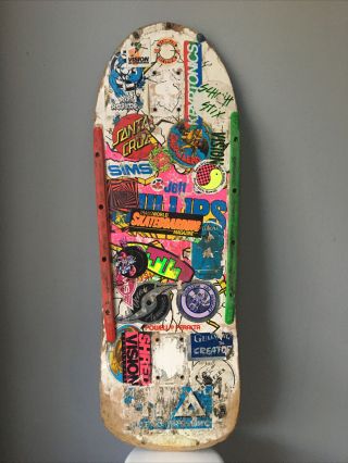 80’s Jeff Phillips “sims” Break Out 1984 Skateboard History Very Rare Board 80’s