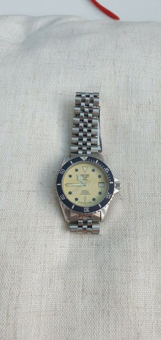 Rare,  Pre Tag,  Vintage Heuer 1000 Professional divers watch 980.  113L 4