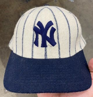 American Needle Rare York Yankees Cooperstown Snapback Hat Made In Usa