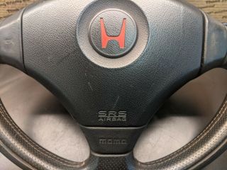 JDM Honda Acura Integra DC2 Type - R OEM MOMO Steering Wheel RARE 0534 2