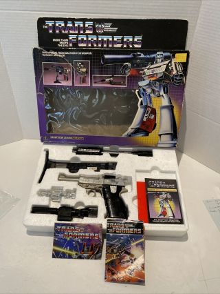 Rare 1984 Transformers G1 Gen 1 Pre - Rub Complete Magatron No Hasbro Stamp