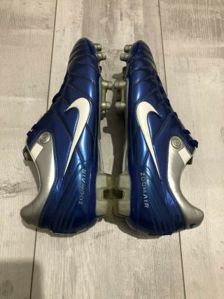 Nike Air Zoom Total 90 Supremacy Football Boots Blue Cleats Us9 Uk8 Eur42.  5 Rare