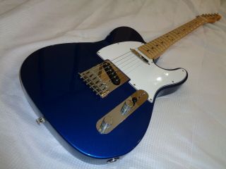 2007 Fender Standard Telecaster Maple Fingerboard Rare Electron Blue Finish