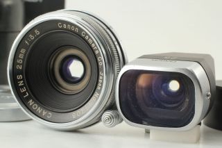 Rare [near Mint] Canon 25mm F/3.  5 Lens 25mm Finder L39 Ltm Leica Screw Japan