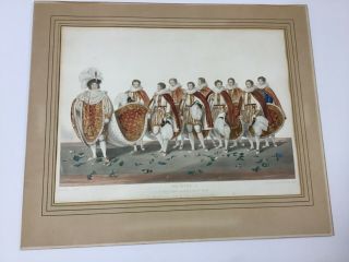 Rare 19th Century Engraving King George Iv By Edward Scriven 19th July 1821
