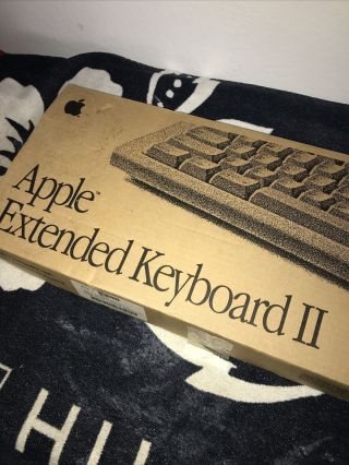 1991 Apple Extended Keyboard Ii In Retail Factory Box Vintage Rare M0312 M3501