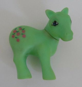 My Little Pony Vintage Light Green Applejack Squeaky Butt Bisanti Rare
