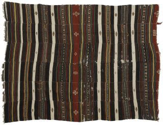Rare Old Arkilla Kerka Cloth African Fulani Wedding Blanket Mali