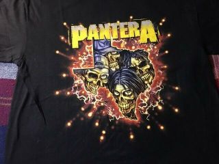 Vintage Pantera Rare T 2000 Texas Dimebag Phil Anselmo Metal
