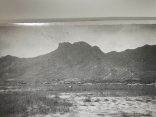 Hong Kong 1940s Kowloon City Lion Rock Military Camp View Rare Photograph