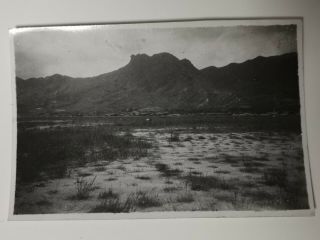 Hong Kong 1940s Kowloon City Lion Rock Military Camp View Rare Photograph 2