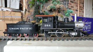 HLW 4 - 4 - 0 Hartland steam engine,  G Scale,  The American,  Union Pacific,  rare item. 3