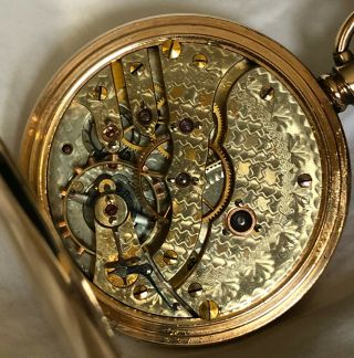 Very Very Rare 1903 Hampden 104 - Sr 16s 23j Pocket Watch In Gf Hunter Case