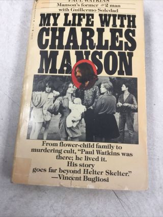 My Life With Charles Manson Rare Vintage Paperback Charlie Family