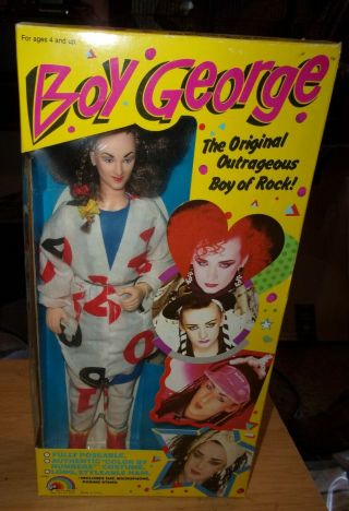 Boy George Doll Culture Club 12in 1984 Sharpegrade Figure Vintage Rare Signed