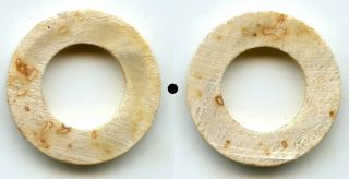 206 Bc - 9 Ad.  Rare Ancient And Authentic Large Jade Bi (ring) As Proto - Mo