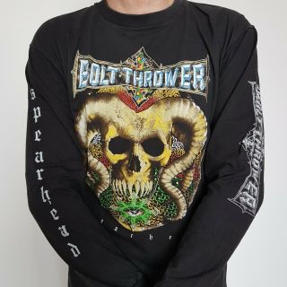 Bolt Thrower Spearhead Longsleeve 1993 Uk Tour Shirt Rare Collector Vintage Og
