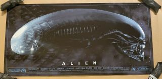 Alien Movie Poster Art Print Queen Xenomorph Aliens Ripley Rare Sdcc Nycc Mondo