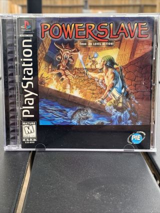Powerslave (sony Playstation 1 Ps1 1996) Rare Cib Complete Ps1