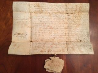 Rare 1788 Vellum Maryland Land Grant Signed Smallwood & Rogers Revolutionary War