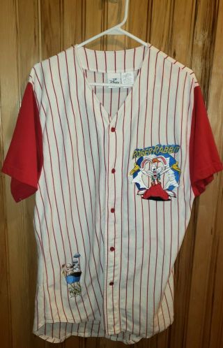 Rare Vintage Disney Roger Rabbit Baseball Jersey
