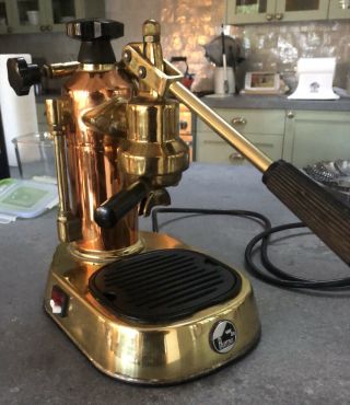 La Pavoni Europiccola Brass/copper Lever Espresso Machine – Rare Model