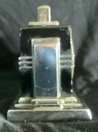 RARE (Large Face/Figure 190) ART DECO RONSON CLOCK TOUCH TIP LIGHTER - AWESOME 4