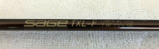 Rare Find - Sage Txl - F Fly Rod And Click Ii Reel - 1 Wt.  W/ With Rio Line