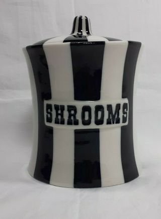 Jonathan Adler Vice Shrooms Canister Rare Piece
