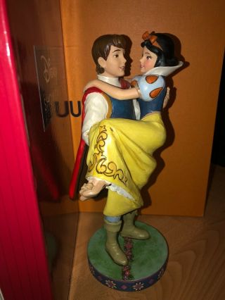 Rare Disney Traditions Snow White & Prince Happily Ever After Jim Shore Figurine