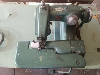 Union Special Lewis 170 - 3 And United Blindstitch Lockstitch Sewing Machine Rare
