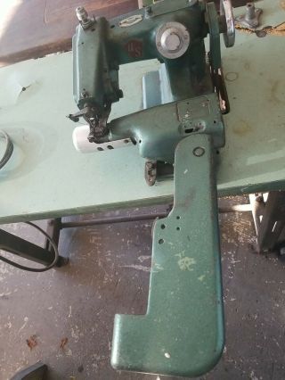 Union Special Lewis 170 - 3 and united Blindstitch Lockstitch Sewing Machine RARE 2