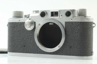 Rare 【top Mint】 Leica Iiif 3f Red Dial Rangefinder 35mm Film Camera From Japan