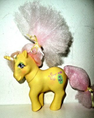 Rare Hasbro 1984 Vintage My Little Pony Unicorn G1 Perfume Puff Red Roses