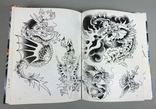 1988 Don Ed Hardy Dragon Tattoo Design RARE asian flash Out of Print book 4