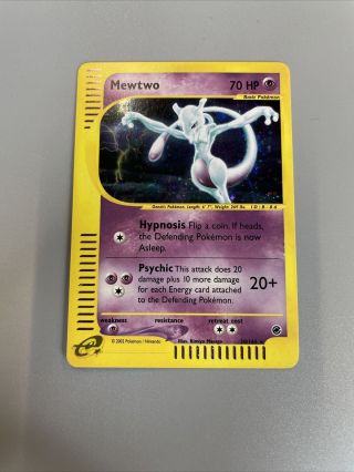 Pokemon Card Mewtwo Expedition Holo Rare 20/165.