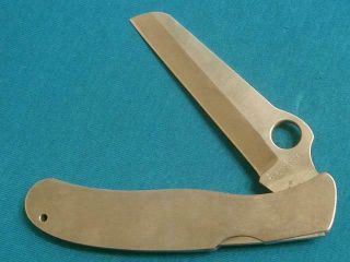 Rare Nos Vintage Spyderco Usa Seki Japan C02 Mariner Lockback Folding Knife Old