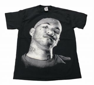 Vintage The Game Rap Tee Shirt G - Unit 50 Cent Big Face Print Delta Tag M Rare