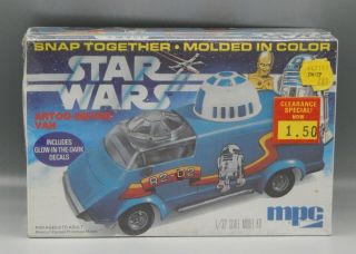 1977 Vintage Star Wars Artoo Detoo Van Model Kit Mib Mpc R2d2 Rare 1/32