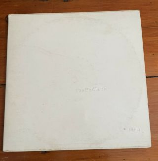 The Beatles White Album Lp Swbo101 Low Serial Number Rare Apple Slice/ Capitol