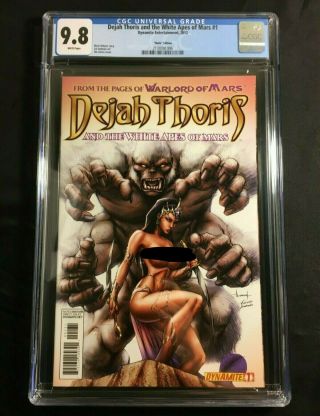 Dejah Thoris And The White Apes Of Mars 1 Cgc 9.  8 Variant Rare Ale Garza Warlord