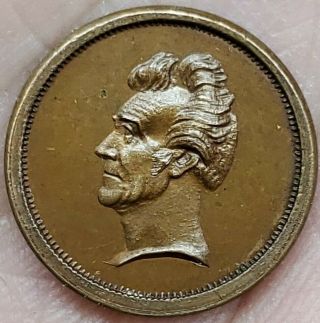 Small Rare 2nd Inaugrated President Andrew Jackson 1833 Copper Coin As Pic 