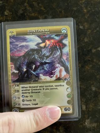 Chaotic Trading Cards - Ultra Rare Gintanai The Forgotten - Og