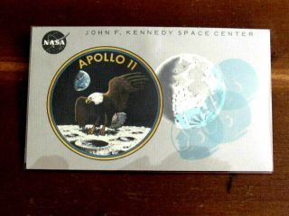Apollo 11 Nasa Launch Badge Signed Auto Rare Apollo Launch Creditials Badge