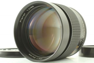 [mint] Contax Carl Zeiss Planar T 85mm F1.  4 Aeg Mf Lens Rare Silver Mount Japan