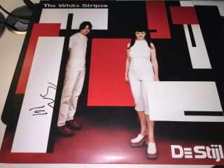 Jack White Signed Autographed Lp Vinyl The White Stripes Extremely Rare De Stijl