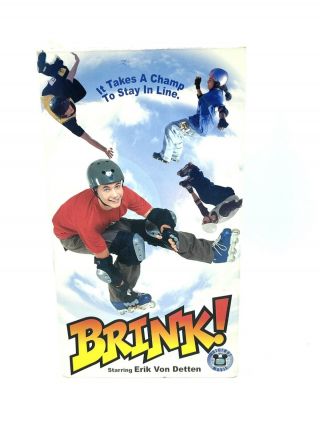 Brink Disney Channel Movie Vhs Rare Erik Von Detten Walt Vcr 1998 Dcom